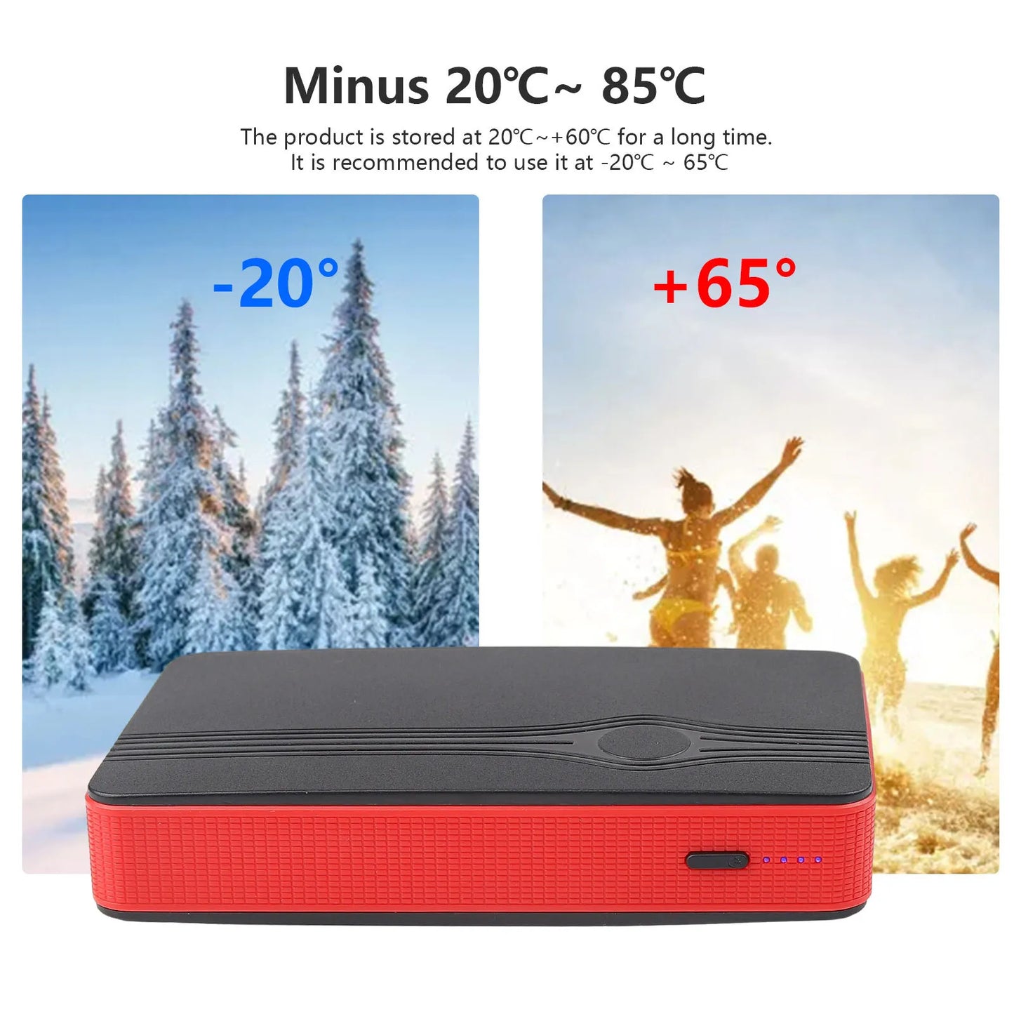 Healthadss ™ 30000mAh Car-Jump-Starter Booster Jumper Box Power Bank Battery Charger Portable