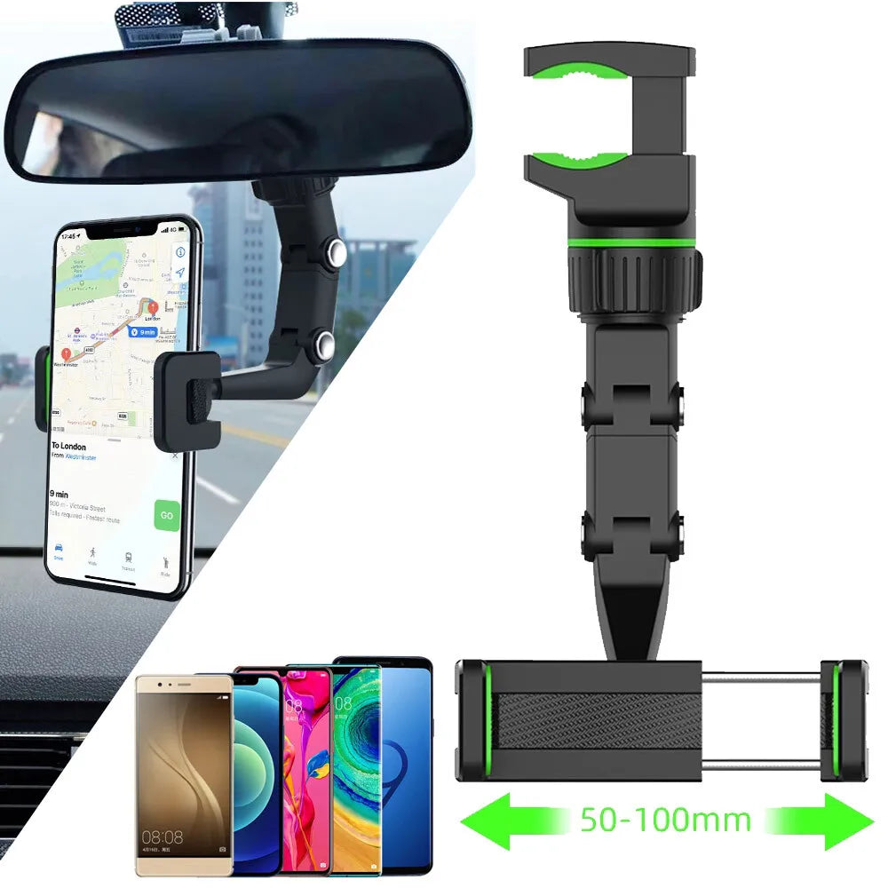 Healthadss ™ 360° Rotatable Car Phone Mount Holder Car Accessories Universal For Cell Phone
