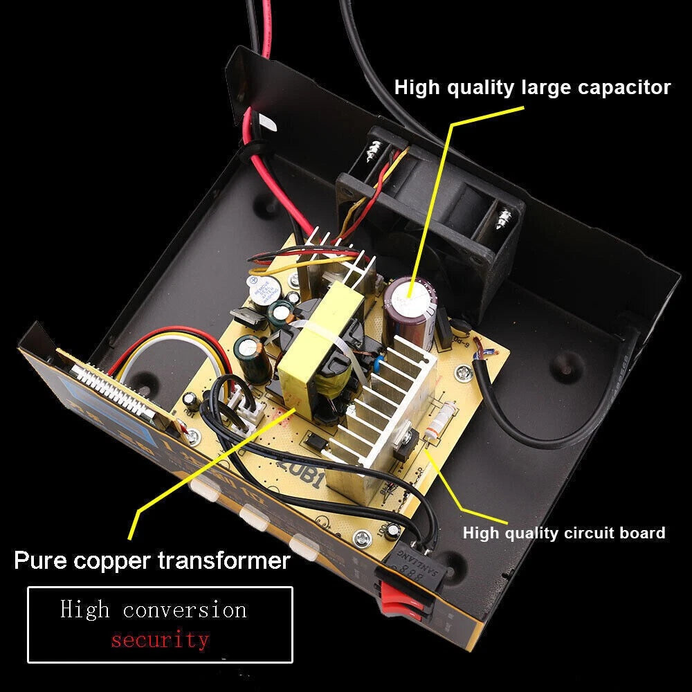 Healthadss ™ Car Battery Charger Heavy Duty 12V/24V Smart Automatic Intelligent Pulse Repair