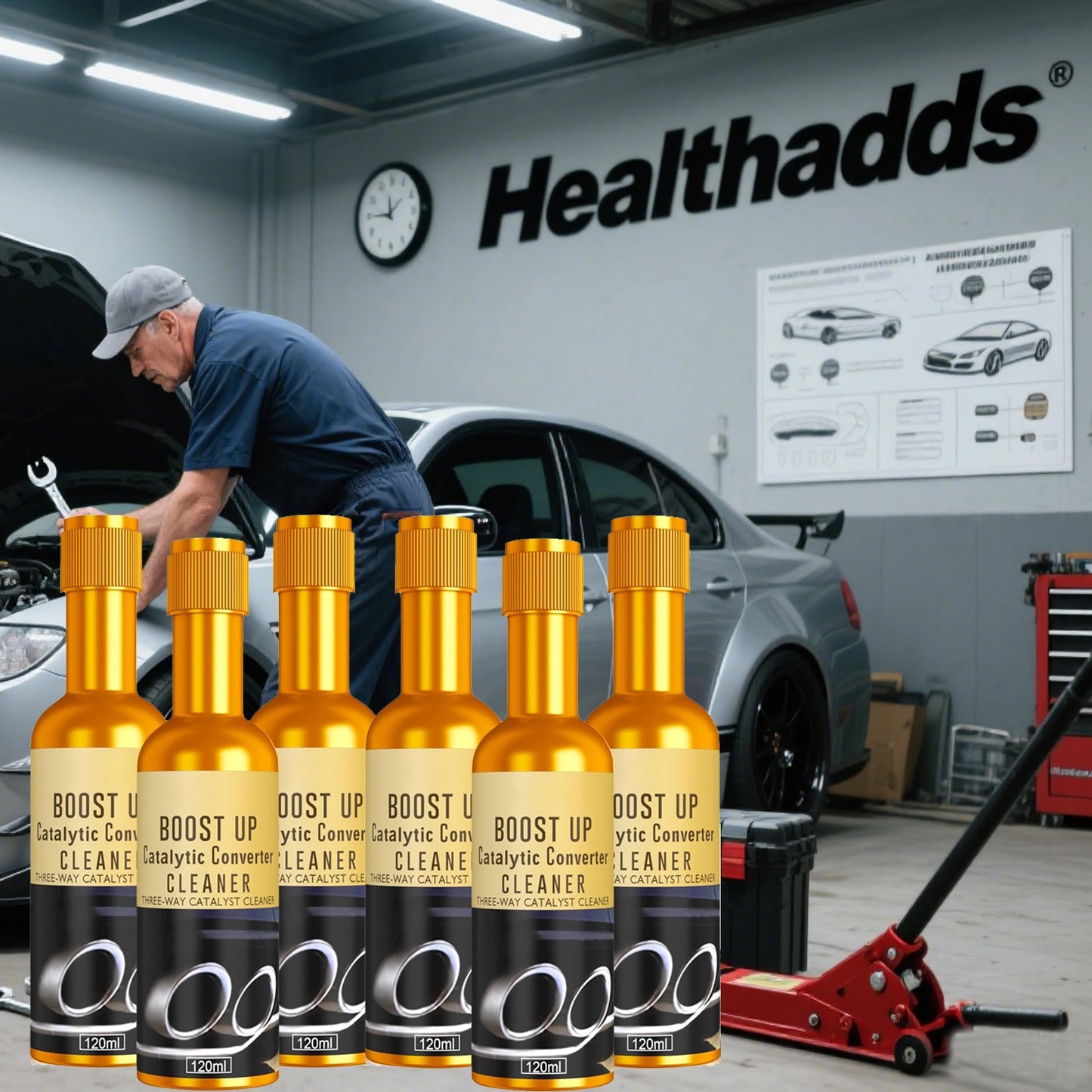 Healthadss ™ Upgrade Boost Up Catalytic Converter Cleaner