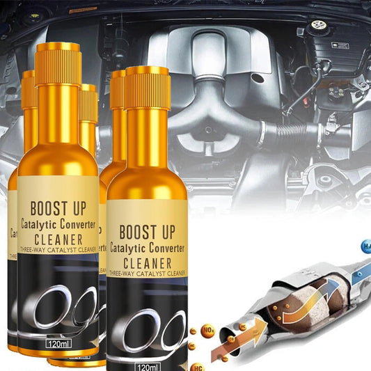 Healthadss ™6 Pack Boost Up Vehicle Engine Catalytic Converter Cleaner Multipurpose Deep Cleaning
