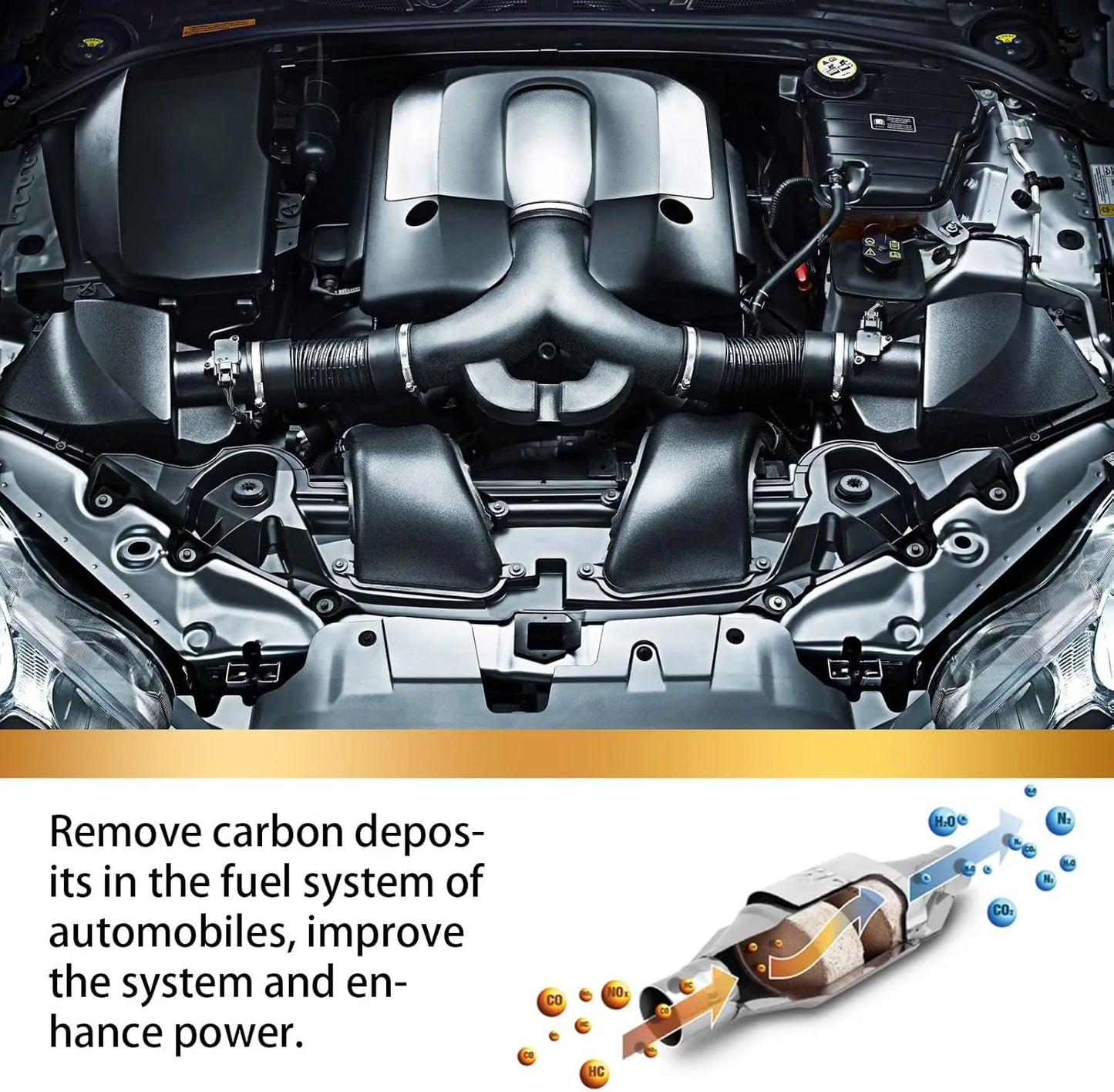 Healthadss ™ 2 Pack  Professional-Grade Catalytic Converter Cleaner